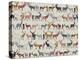 Oatmeal Spice Deer-Sharon Turner-Stretched Canvas