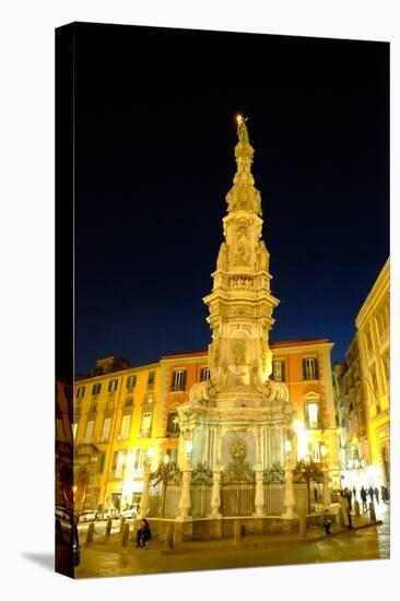 Obelisco Dell'Immacolata, Piazza Del Gesu Nuovo, Naples, Campania, Italy, Europe-Carlo Morucchio-Premier Image Canvas
