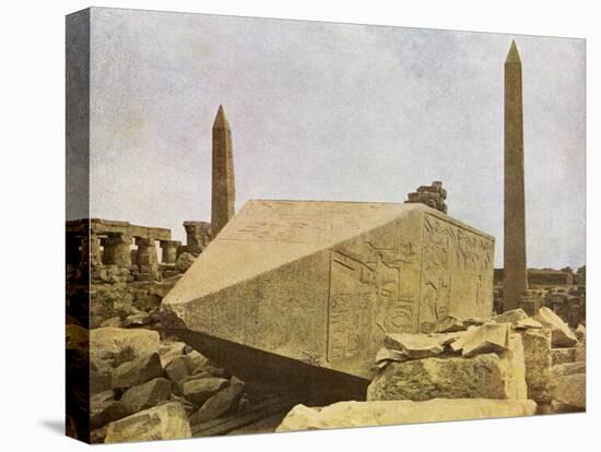 Obelisks at Karnak, Egypt-English Photographer-Premier Image Canvas