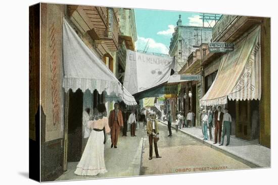 Obispo Street, Havana, Cuba-null-Stretched Canvas