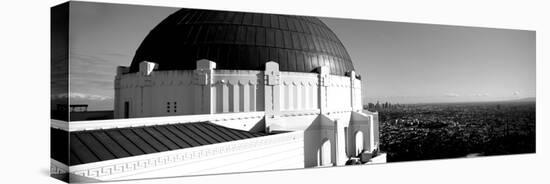 Observatory with Cityscape in the Background, Griffith Park Observatory, Los Angeles-null-Premier Image Canvas