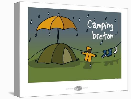 Oc'h oc'h. - Camping breton-Sylvain Bichicchi-Stretched Canvas