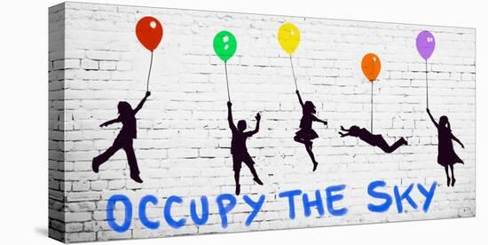 Occupy the Sky-Masterfunk collective-Stretched Canvas