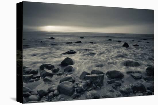 Ocean at Sunset, Montauk Point, Montauk, Long Island, New York State, USA-null-Premier Image Canvas