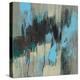 Ocean Blue Abstract I-Jennifer Goldberger-Stretched Canvas