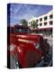 Ocean Drive with Classic Hot Rod, South Beach, Miami, Florida, USA-Robin Hill-Premier Image Canvas