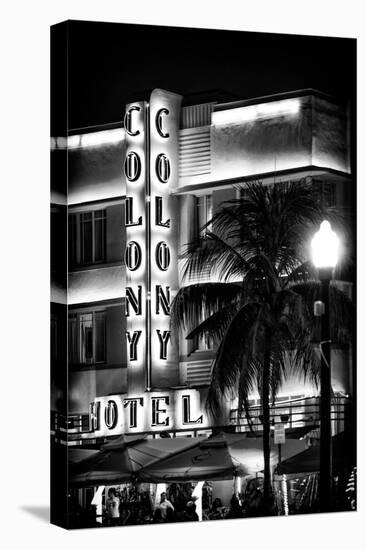 Ocean Drive with the Colony Hotel by Night - Miami Beach - Florida - USA-Philippe Hugonnard-Premier Image Canvas