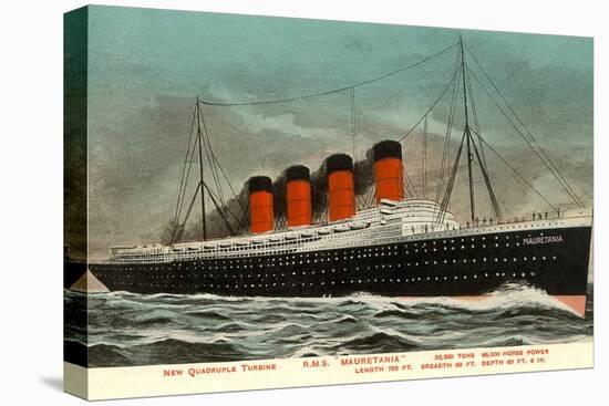 Ocean Liner RMS Mauretania-null-Stretched Canvas