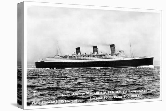 Ocean Liner RMS Queen Mary, 20th Century-null-Premier Image Canvas