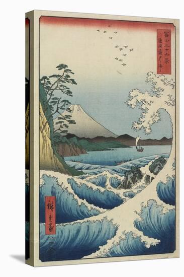 Ocean Off Satta, April 1858-Utagawa Hiroshige-Premier Image Canvas