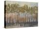 Ochre Treeline I-Jennifer Goldberger-Stretched Canvas