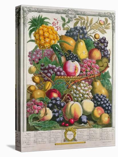 October, from 'Twelve Months of Fruits', by Robert Furber-Pieter Casteels-Premier Image Canvas