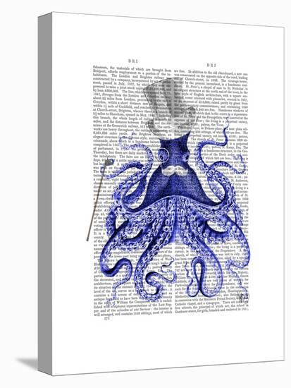 Octopus About Town-Fab Funky-Stretched Canvas