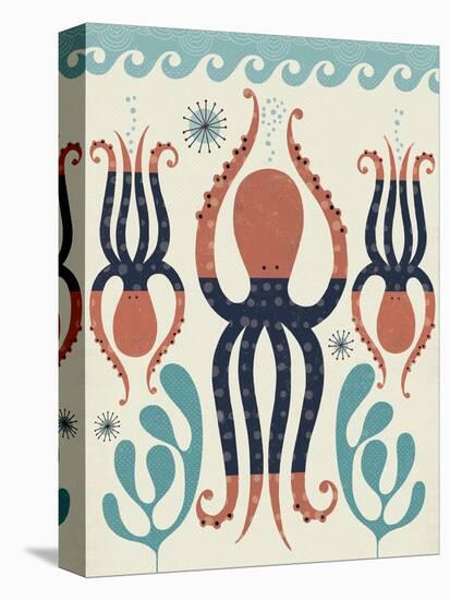 Octopus Garden-Tracy Walker-Stretched Canvas