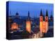 Od Town with Cathedral, Wurzburg, Franconia, Bavaria, Germany, Europe-Hans Peter Merten-Premier Image Canvas