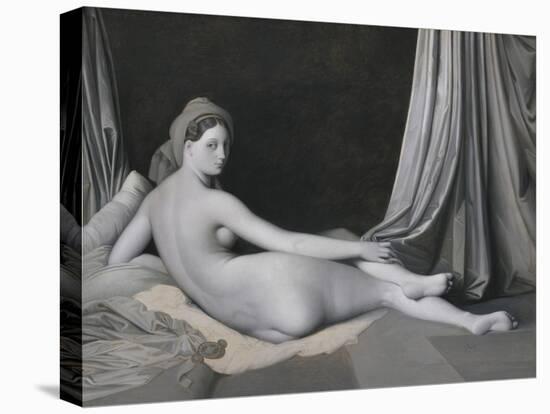 Odalisque in Grisaille, c.1824–34-Jean Auguste Dominique Ingres-Premier Image Canvas