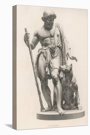 Odysseus is Recognised by His Dog Argos-Robert Brown-Premier Image Canvas