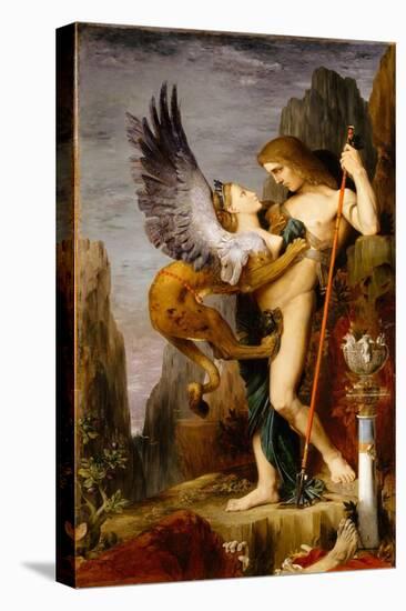 Oedipus and the Sphinx, 1864-Gustave Moreau-Premier Image Canvas