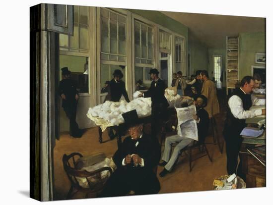 Office of the Cotton Merchants-Edgar Degas-Premier Image Canvas