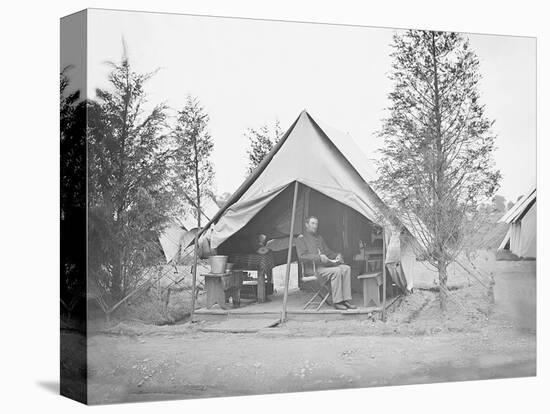 Officer in Tent During American Civil War-Stocktrek Images-Premier Image Canvas