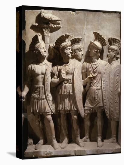 Officers and Soldiers of the Praetorian Guard, Relief, 2nd century AD Roman-null-Premier Image Canvas