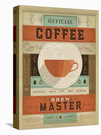 Official Coffee Brew Master-Anderson Design Group-Stretched Canvas