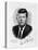 Official White House Portrait John Fitzgerald Kennedy 35th American President-null-Premier Image Canvas