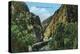 Ogden, Utah, View of Ogden Canyon-Lantern Press-Stretched Canvas