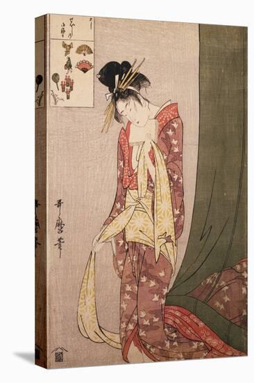Ôgiya Hanaôgi (Colour Woodcut)-Kitagawa Utamaro-Premier Image Canvas