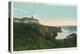 Ogunquit, Maine - View of Bald Head Cliff and Exterior of Cliff House-Lantern Press-Stretched Canvas