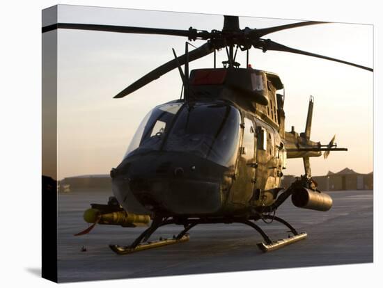 OH-58D Kiowa During Sunset-Stocktrek Images-Premier Image Canvas