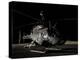 OH-58D Kiowa Sits on its Pad at Night-Stocktrek Images-Premier Image Canvas