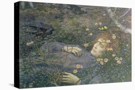 'Oh What's That in the Hollow?'-Edward Robert Hughes-Premier Image Canvas