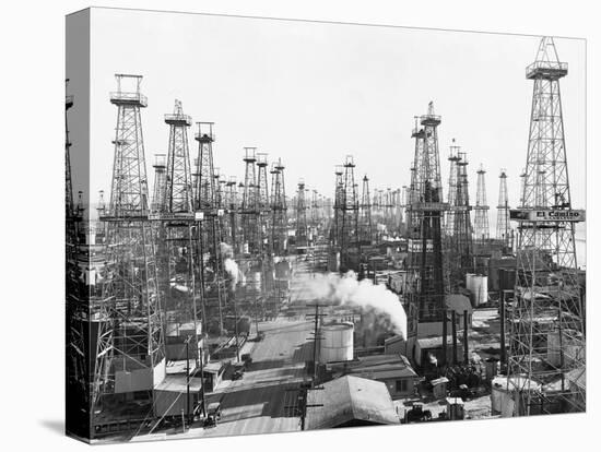 Oil Derricks in California-null-Premier Image Canvas