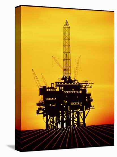 Oil Exploration Platform-Tony Craddock-Premier Image Canvas