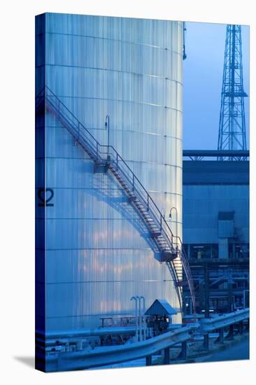 Oil Refinery Storage Tank-Paul Rapson-Premier Image Canvas