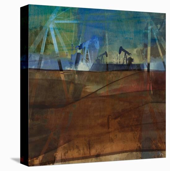 Oil Rig Abstraction II-Sisa Jasper-Stretched Canvas