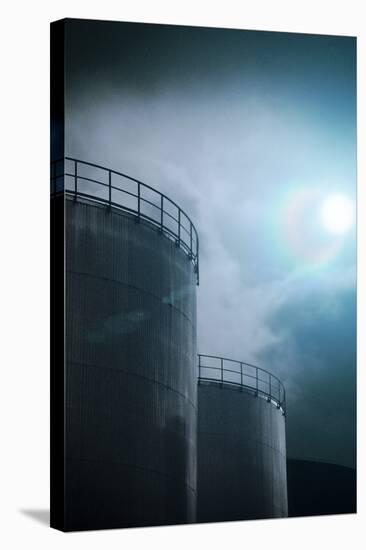 Oil Storage Tanks-Richard Kail-Premier Image Canvas