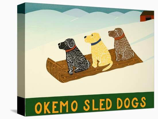 Okemo Sled Dogs-Stephen Huneck-Premier Image Canvas
