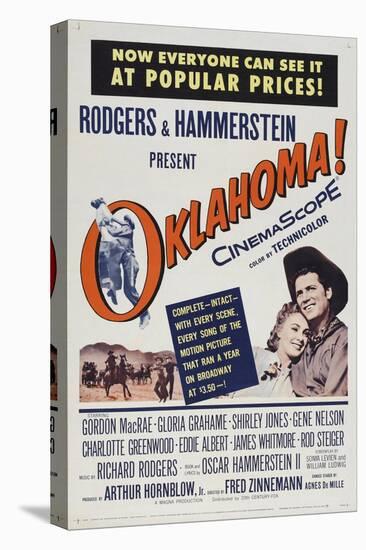 Oklahoma!, 1955, Directed by Fred Zinnemann-null-Premier Image Canvas