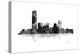 Oklahoma City Oklahoma Skyline BG 1-Marlene Watson-Premier Image Canvas