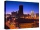 Oklahoma City Skyline Viewed from Bricktown District, Oklahoma, USA-Richard Cummins-Premier Image Canvas