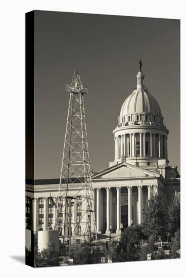 Oklahoma State Capitol Building, Oklahoma City, Oklahoma, USA-Walter Bibikow-Premier Image Canvas