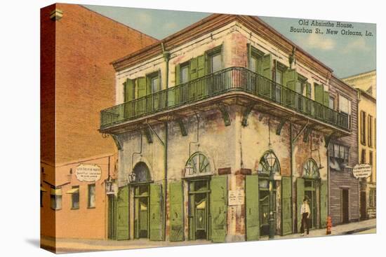 Old Absinthe House, New Orleans, Louisiana-null-Stretched Canvas