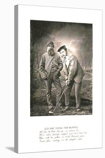 'Old and Young Tom Morris', c1870-Unknown-Stretched Canvas