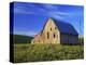 Old Barn and Spring Wheat Field-Terry Eggers-Premier Image Canvas