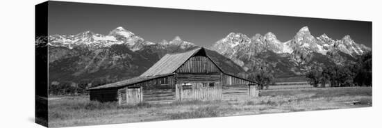 Old Barn on a Landscape, Grand Teton National Park, Wyoming, USA-null-Premier Image Canvas