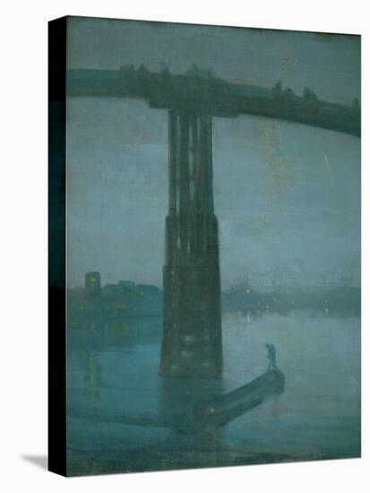 Old Battersea Bridge, Nocturne: Blue and Gold (1872-1877)-James Abbott McNeill Whistler-Premier Image Canvas