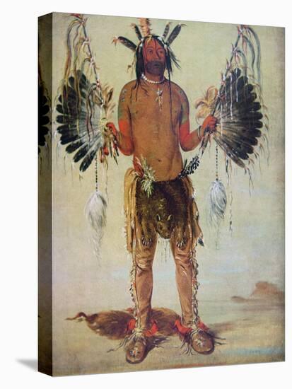Old Bear Medicine Man of the Mandan Tribe, from a Painting of 1832-George Catlin-Premier Image Canvas