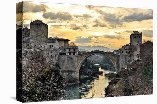 Old Bridge in Mostar-dabldy-Premier Image Canvas